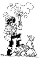Piet Piraat kleurplaat 16